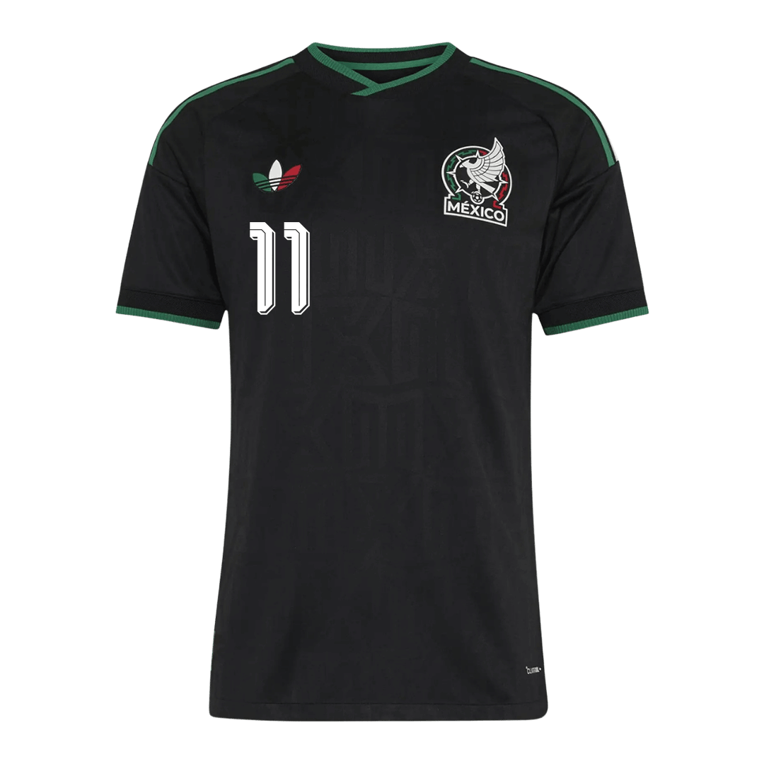 S.GIMENEZ #11 Mexique Maillot Third - Coupe du Monde 2026 Noir Joueur