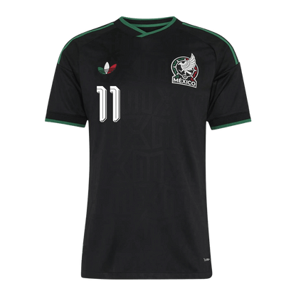 S.GIMENEZ #11 Mexique Maillot Third - Coupe du Monde 2026 Noir Joueur