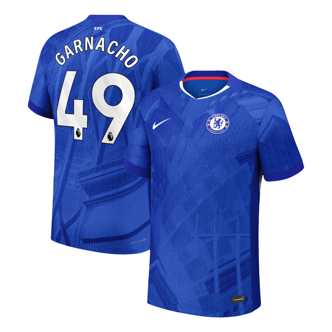 GARNACHO #49 Maillot domicile Chelsea 2025/26 Bleu Joueur
