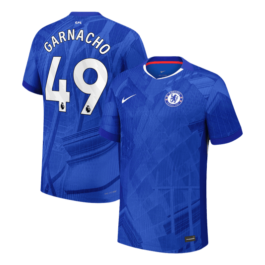 GARNACHO #49 Maillot domicile Chelsea 2025/26 Bleu Joueur