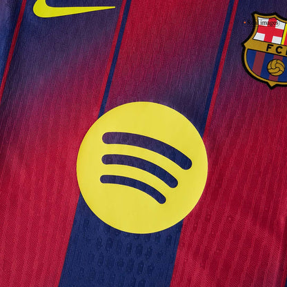 F.DE JONG #21 Barcelona Domicile Maillot 2025/26 Rouge&Bleu Joueur - UCL