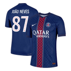 JOÃO NEVES #87 Maillot Domicile PSG 2025/26 Bleu marine Joueur
