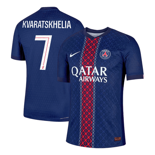 KVARATSKHELIA #7 PSG Domicile Maillot 2025/26 Marine Joueur