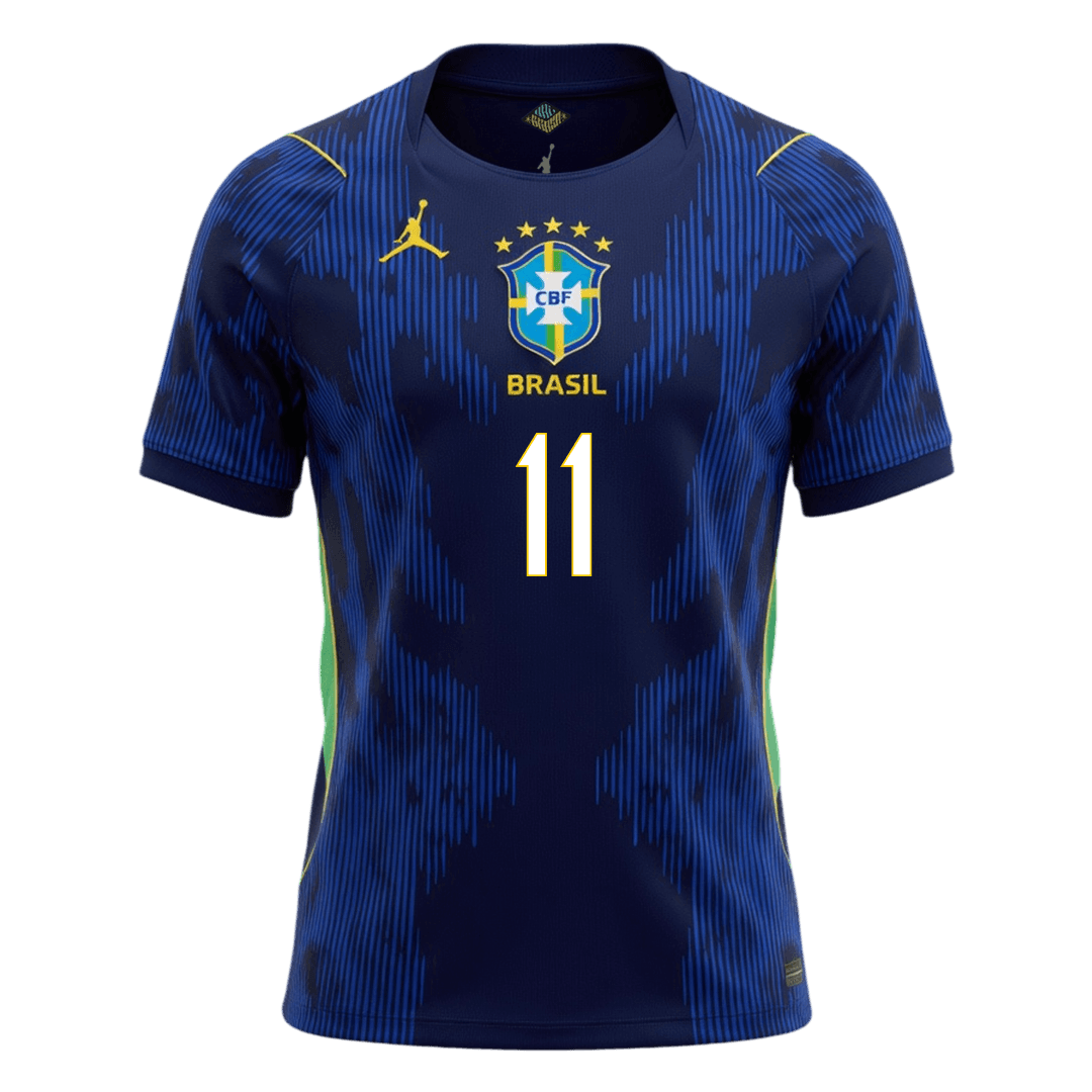 RAPHINHA #11 Brazil Away Jersey - World Cup 2026 Navy