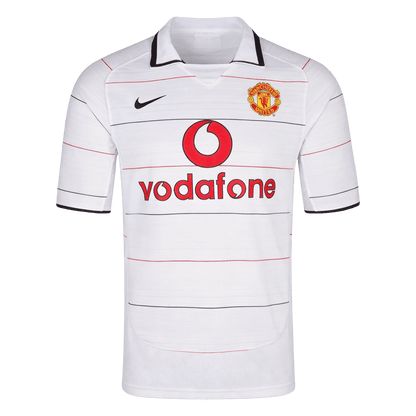 Maillot Rétro Manchester United Extérieur 2004/06 Blanc