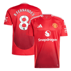 B.FERNANDES #8 Maillot domicile Manchester United 2024/25 Rouge