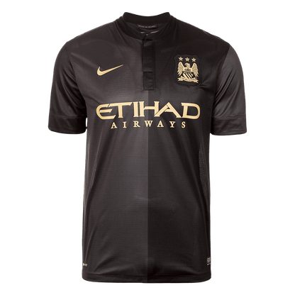 Maillot Rétro Extérieur Manchester City 2013/14 Noir
