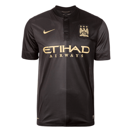 Maillot Rétro Extérieur Manchester City 2013/14 Noir