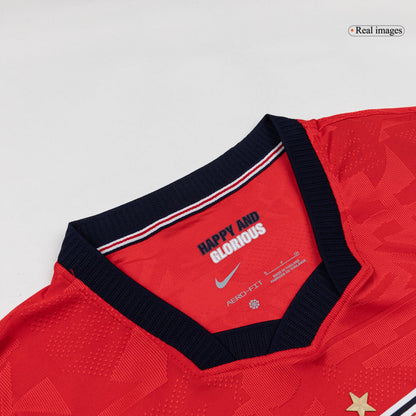 RICE #4 Angleterre Maillot Extérieur - Coupe du Monde 2026 Rouge Joueur