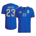 BASTONI #23 Italie Domicile Maillot - Coupe du Monde 2026 Bleu Joueur