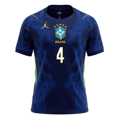 MARQUINHOS #4 Brazil Away Shirt - World Cup 2026 Navy