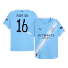 RODRIGO #16 Manchester City Domicile Maillot - Coupe du Monde 2025/26 Bleu Joueur - Club World Cup