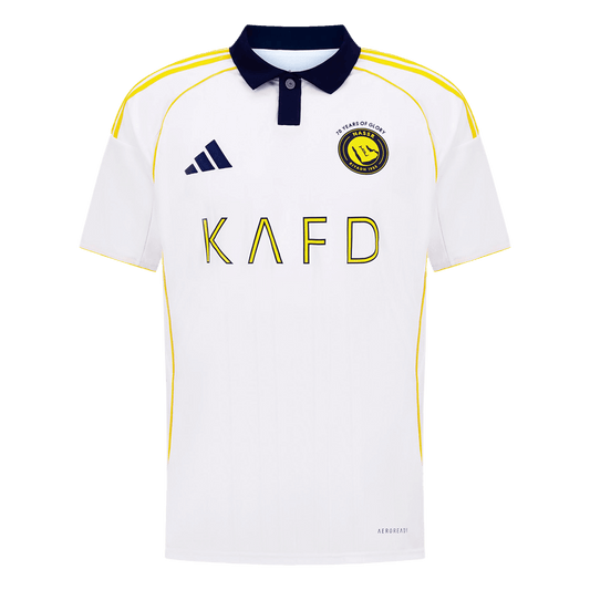 Al Nassr Troisième Maillot 2025/26 Blanc