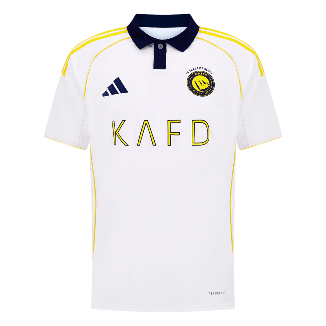 RONALDO #7 Al Nassr Troisième Maillot 2025/26 Blanc