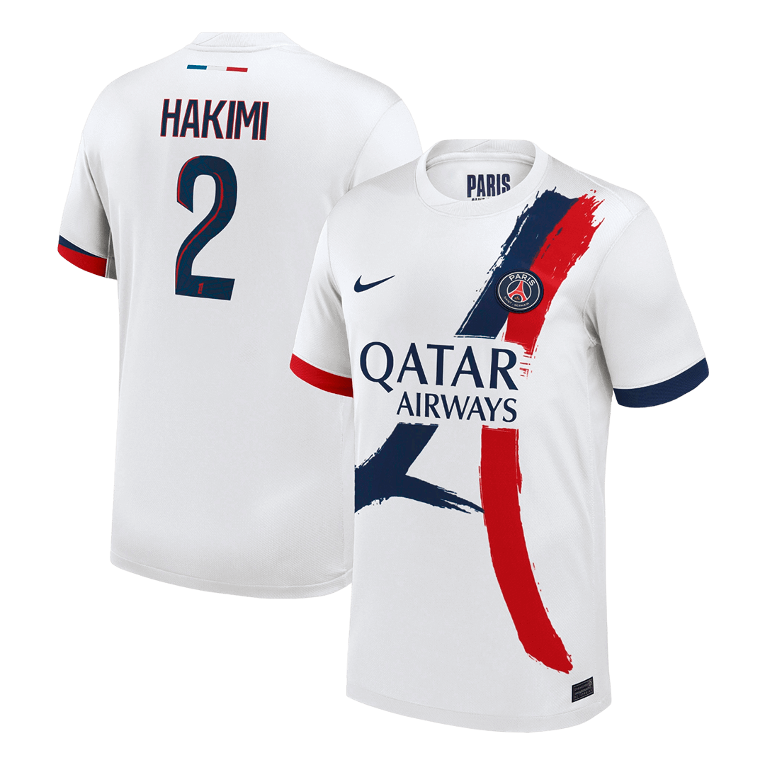 HAKIMI #2 PSG Maillot Extérieur 2025/26 Blanc