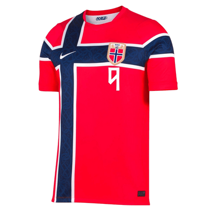 BRAUT HAALAND #9 Norvège Domicile Maillot - Coupe du Monde 2026 Rouge