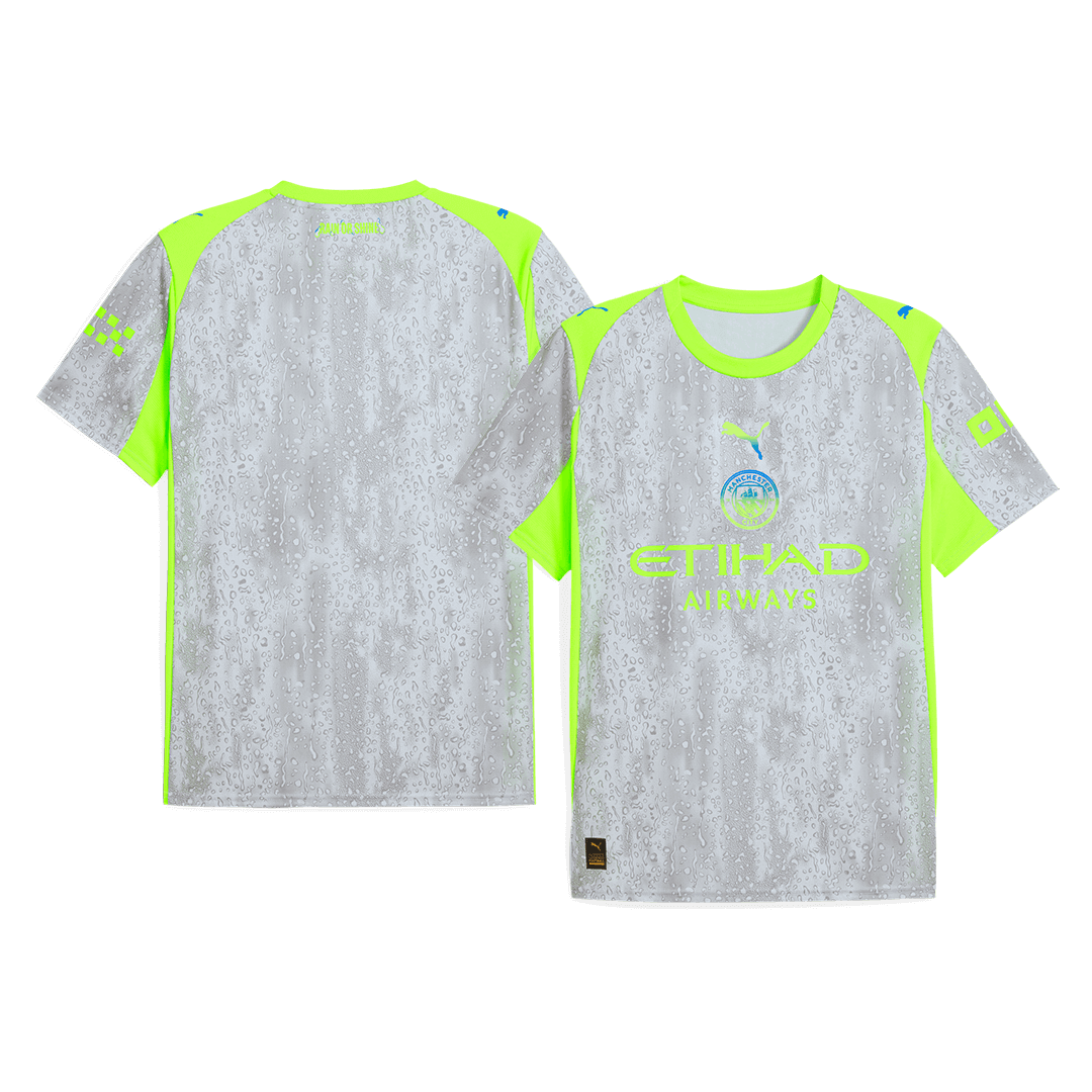 Maillot Troisième Manchester City 2025/26 Gris