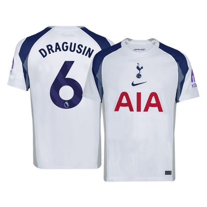 DRAGUSIN #6 Tottenham Hotspur Domicile Maillot 2025/26 Blanc