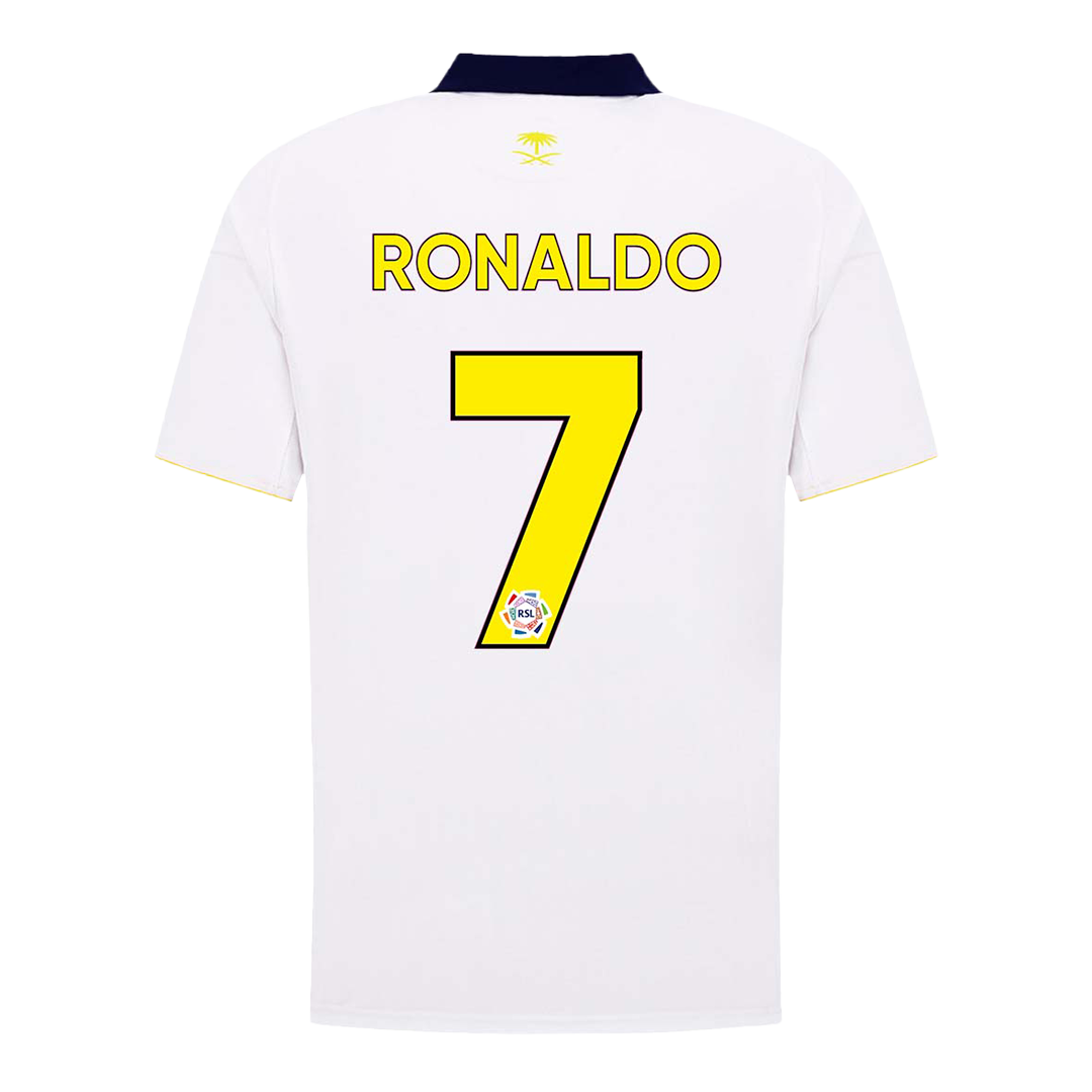 RONALDO #7 Al Nassr Troisième Maillot 2025/26 Blanc