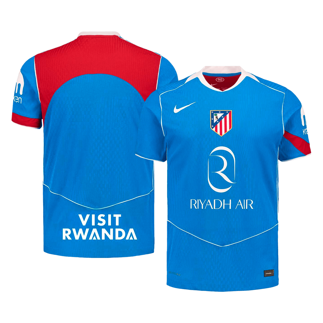 Maillot extérieur Atlético Madrid 2025/26 Bleu Joueur