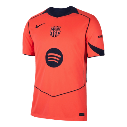 F.DE JONG #21 Barcelone Troisième Maillot 2025/26 Orange - UCL
