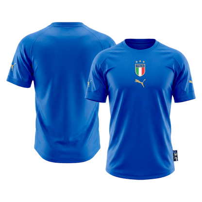 Retro Italy Home Jersey 2004 Blue
