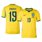 ENDRICK #19 Brazil Home Jersey - 2026 World Cup Yellow - Super