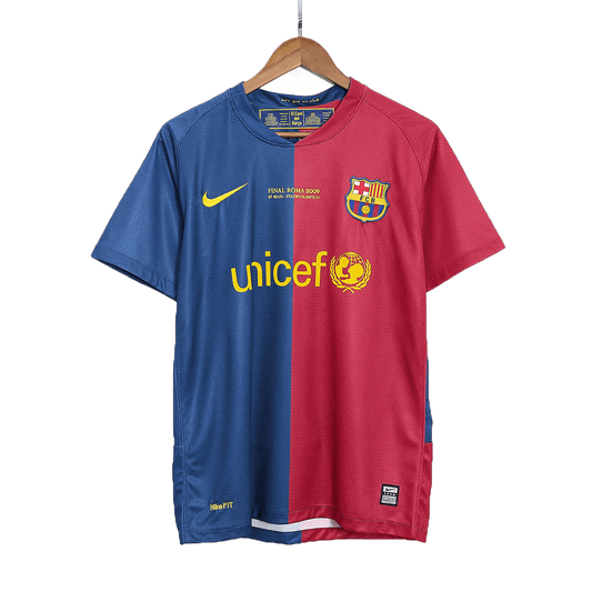 Maillot Domicile Rétro Barcelone 2008/09 - UCL