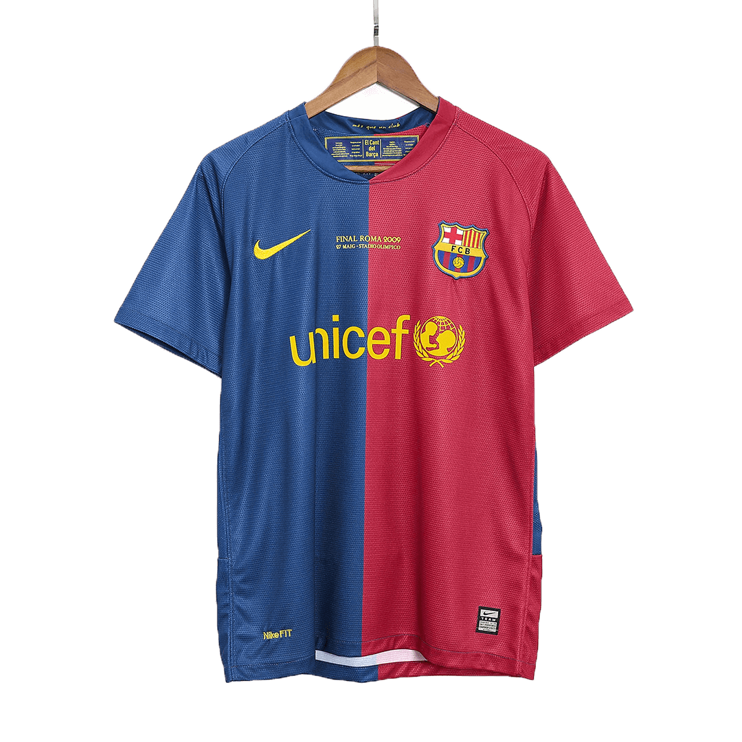 Retro MESSI #10 Barcelona Domicile Maillot 2008/09 - UCL