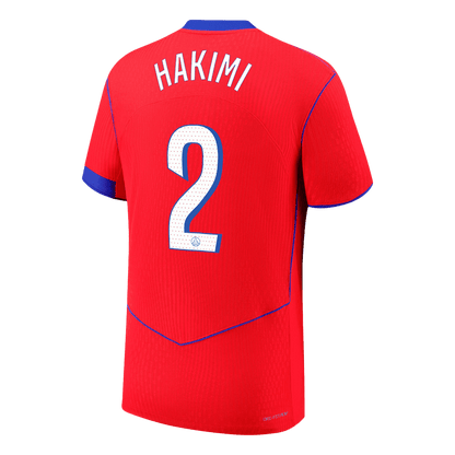 HAKIMI #2 PSG Third Maillot 2025/26 Rouge Joueur