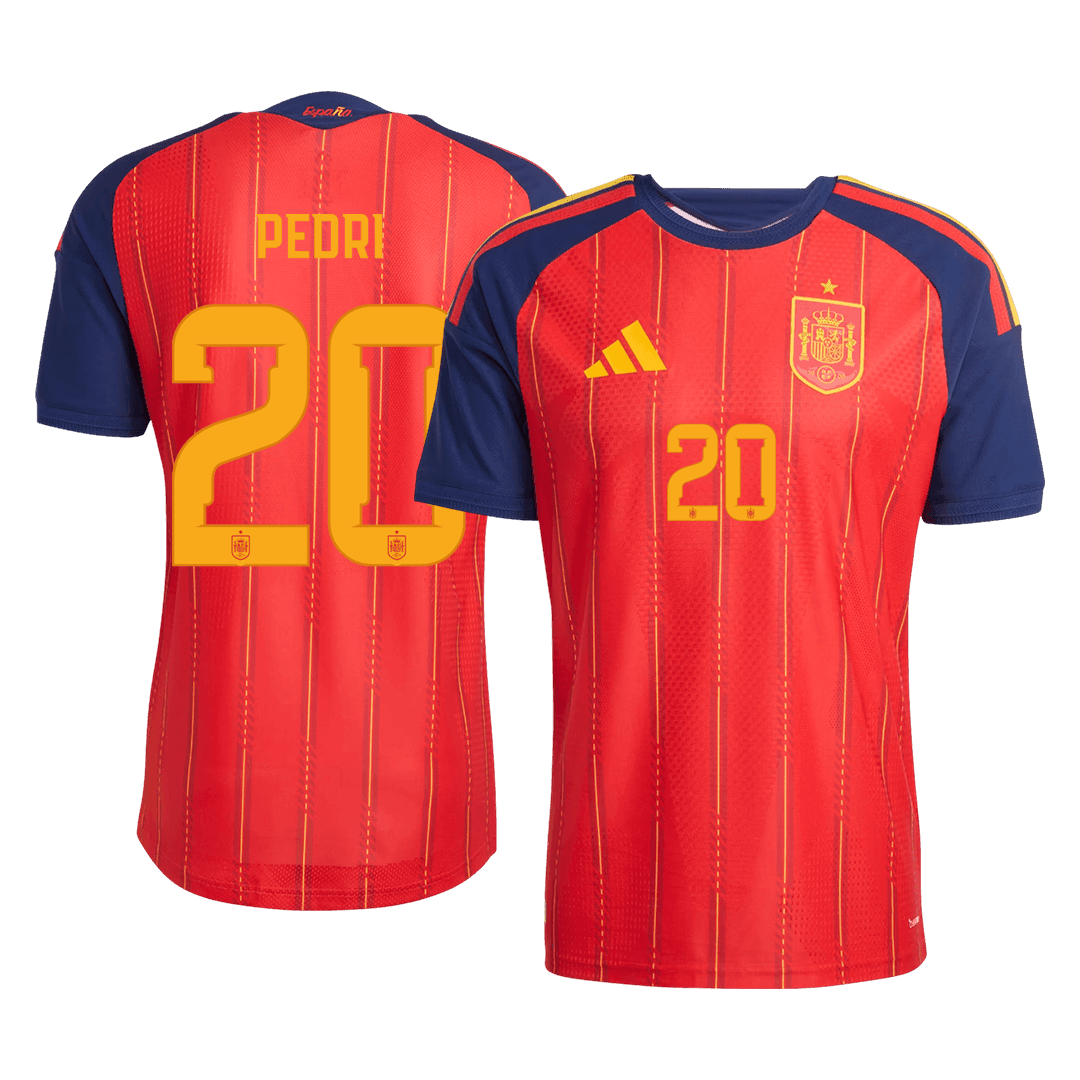 PEDRI #20 Spain Home Jersey - 2026 World Cup Red Player