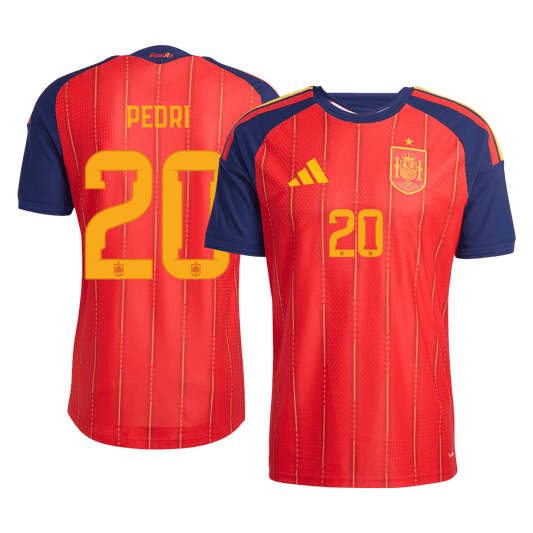 PEDRI #20 Spain Home Jersey - 2026 World Cup Red Player