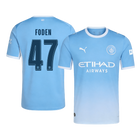 FODEN #47 Manchester City Domicile Maillot 2026/27 Bleu - UCL