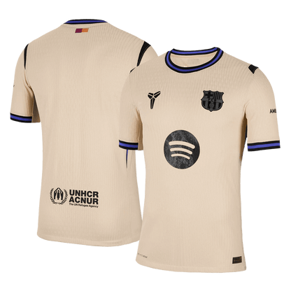 Barcelona Extérieur Maillot 2025/26 Jaune Joueur