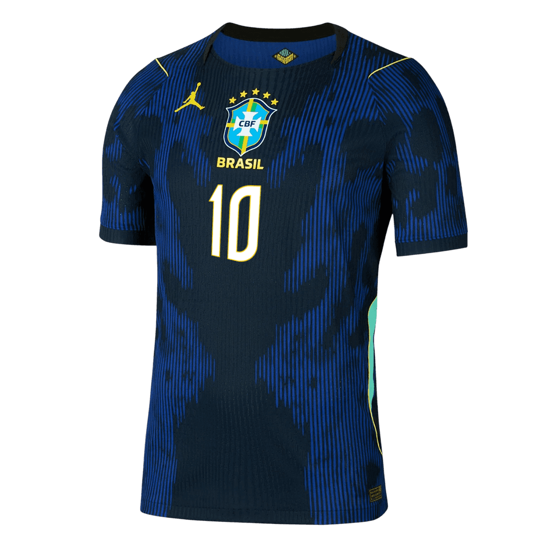 NEYMAR JR #10 Brazil Away Jersey - 2026 World Cup Navy Player