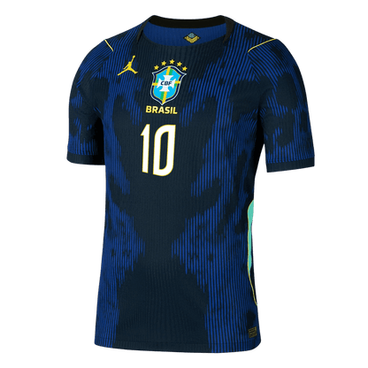 NEYMAR JR #10 Brazil Away Jersey - 2026 World Cup Navy Player