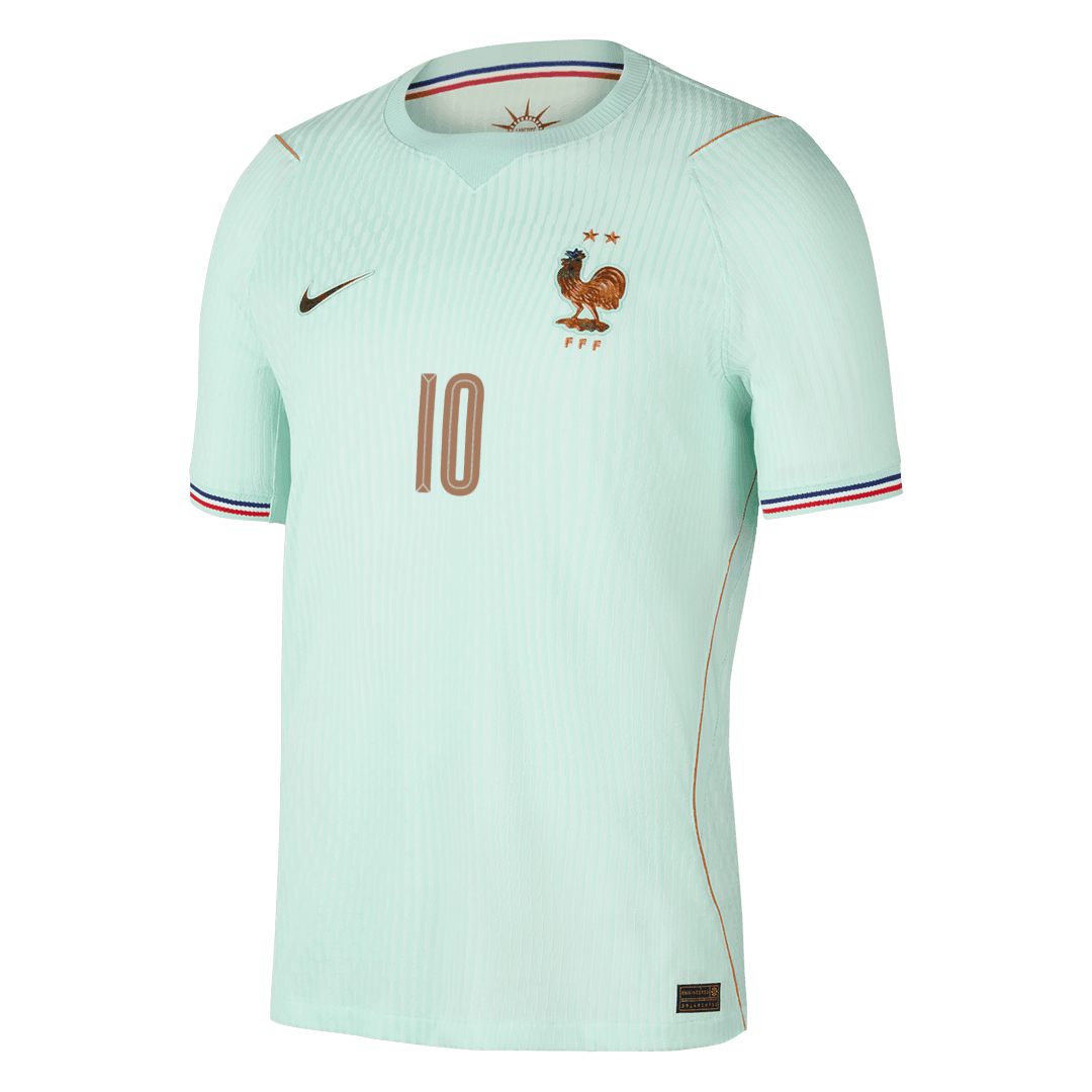 Maillot de foot MBAPPE #10 France Extérieur - Coupe du Monde 2026 Vert Joueur