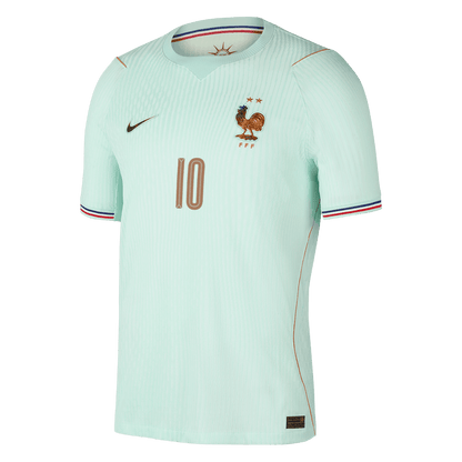 Maillot de foot MBAPPE #10 France Extérieur - Coupe du Monde 2026 Vert Joueur