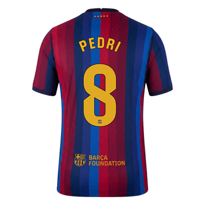 بيدري #8 قميص برشلونة الأساسي 2026/27 أحمر وأزرق للاعب
