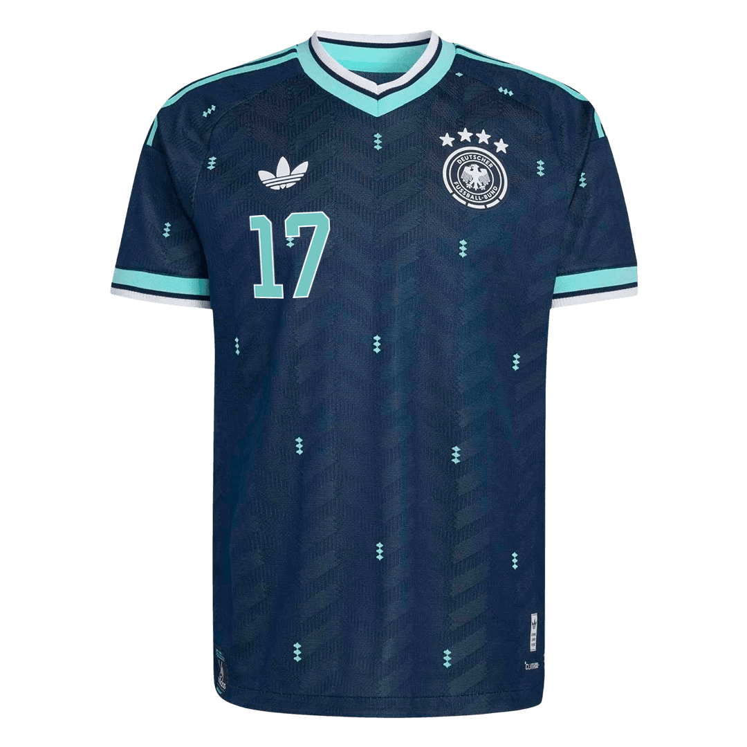 WIRTZ #17 Germany Away Jersey - 2026 World Cup Navy Player