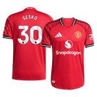 ŠEŠKO #30 Manchester United Domicile Maillot 2025/26 Rouge Joueur