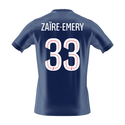 ZAÏRE EMERY #33 PSG Domicile Maillot 2025/26 Bleu marine - Superbe