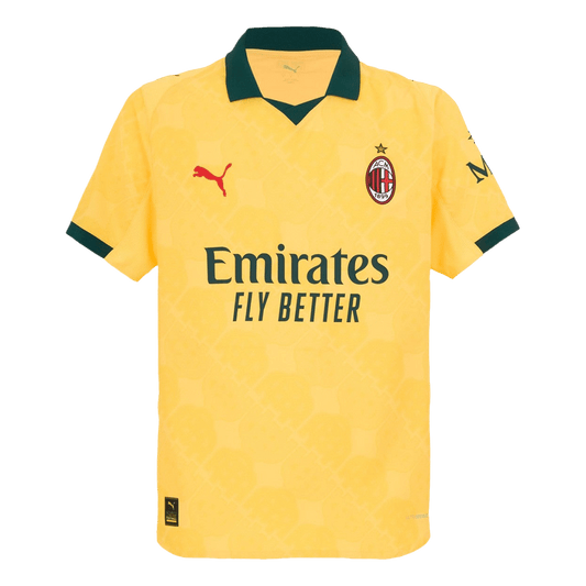 AC Milan Troisième Maillot 2025/26 Jaune Joueur