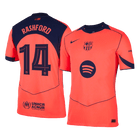 RASHFORD #14 Maillot Tiers Barcelone 2025/26 Orange Joueur - UCL