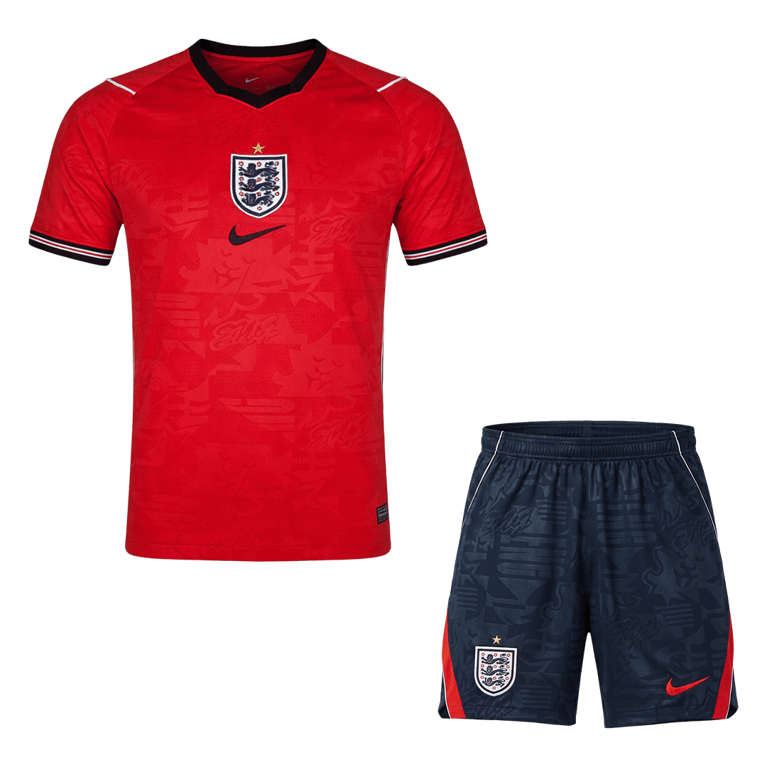 England Away Jersey Kit - World Cup 2026 Red
