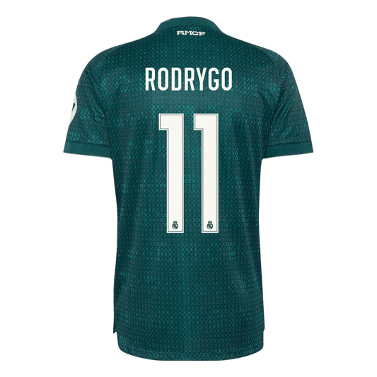 RODRYGO #11 Real Madrid Extérieur Maillot 2026/27 Vert Joueur