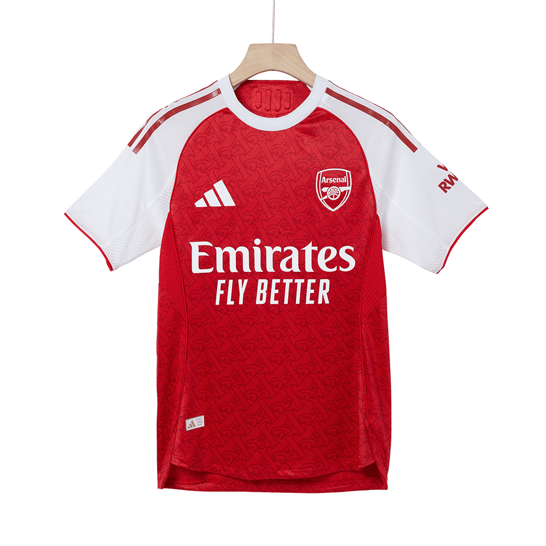 SALIBA #2 Arsenal Domicile Maillot 2025/26 Rouge Joueur