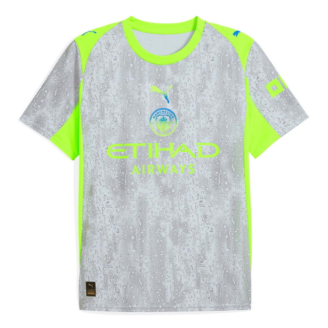 Maillot Troisième Manchester City 2025/26 Gris