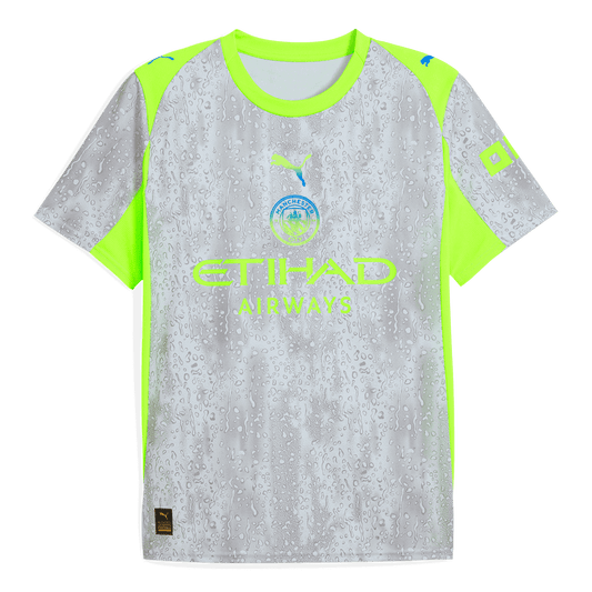 Maillot Troisième Manchester City 2025/26 Gris