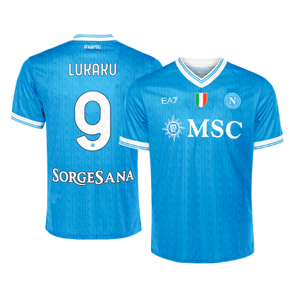 LUKAKU #9 Napoli Maillot Domicile 2025/26 Bleu